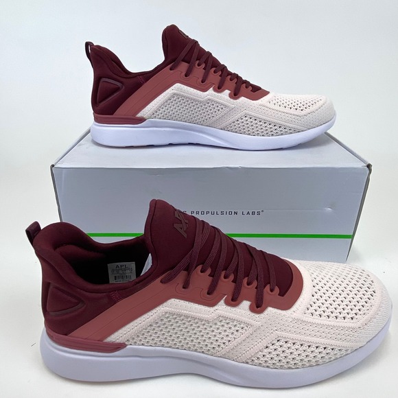APL Techloom Tracer Running Shoes Burgundy Cedar‎ Creme Athletic Sneakers 11